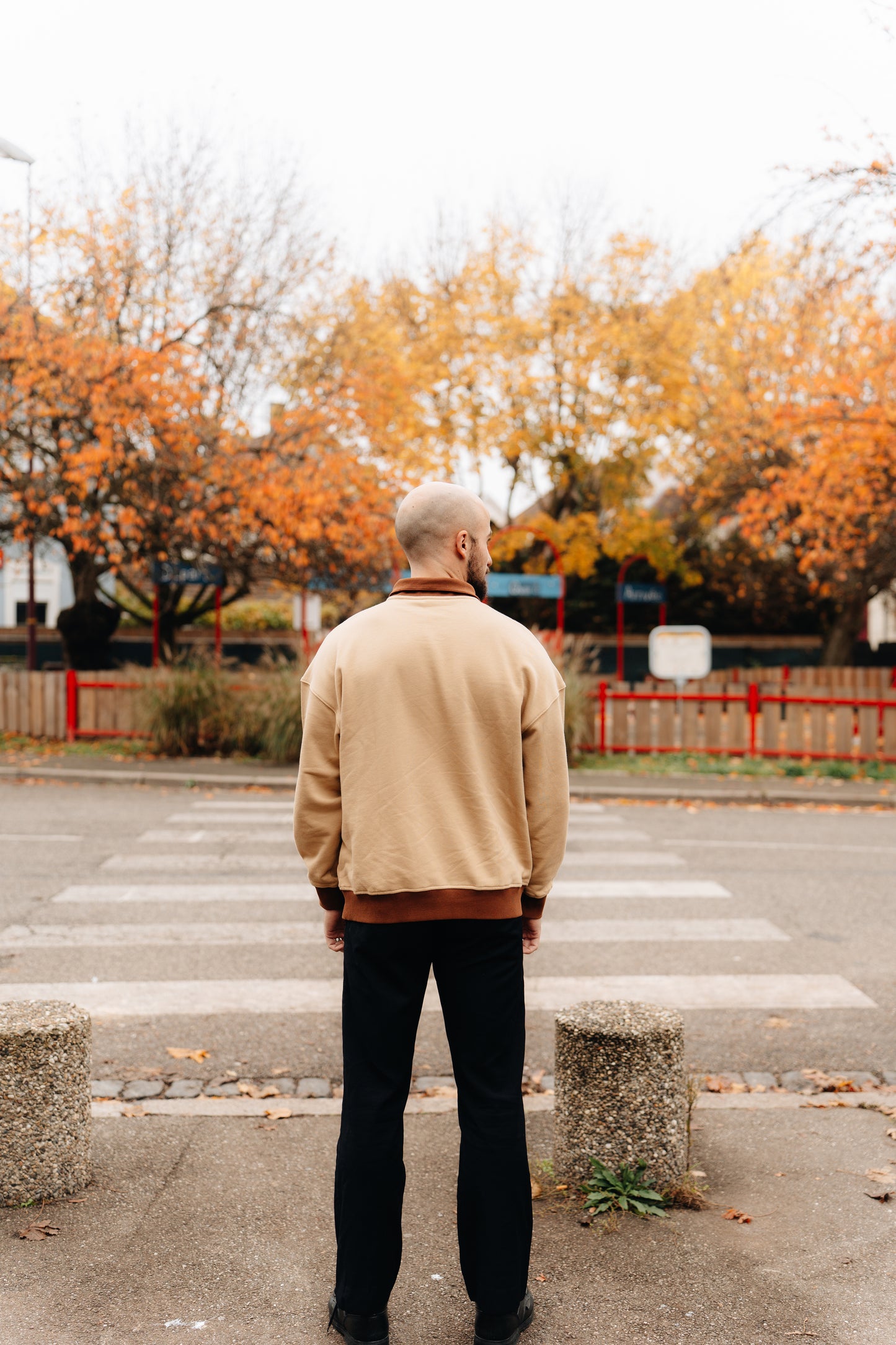 Half-Zip Bliss — Beige