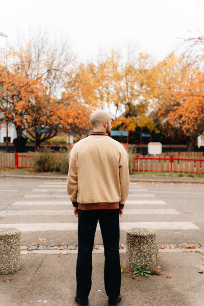 Half-Zip Bliss — Beige