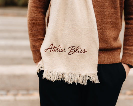 Echarpe atelier bliss - Beige